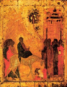 The Lord's Entry into Jerusalem by Andre Rublev